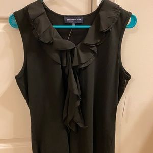 NWT Jones New York Signature Black Sleeveless Top
